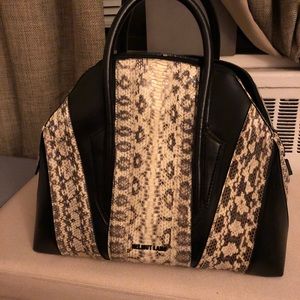 Helmut Lang oversized snakeskin bag